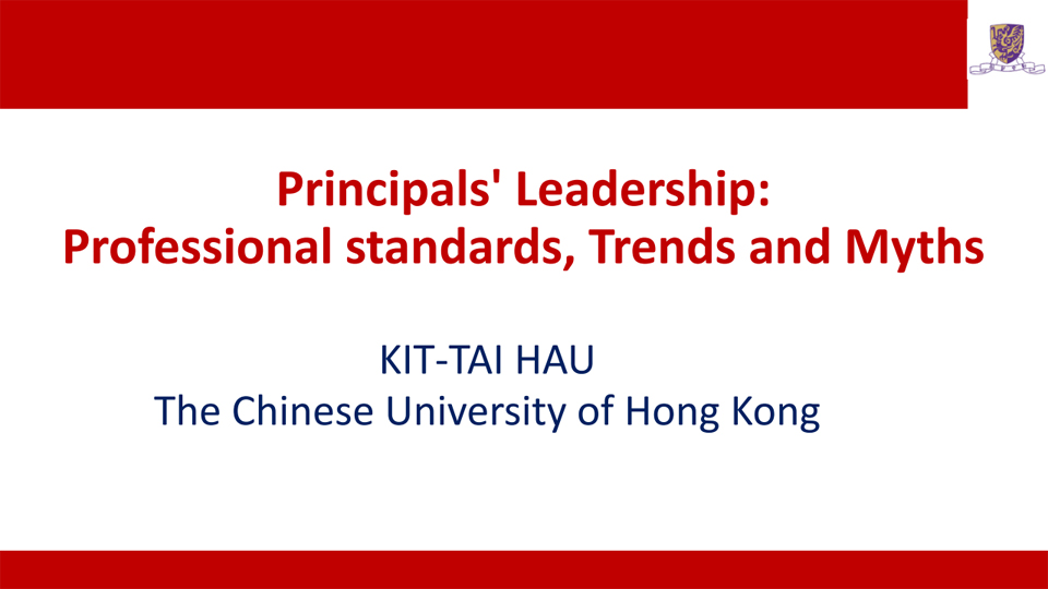 Presentation by Prof. K T HAU